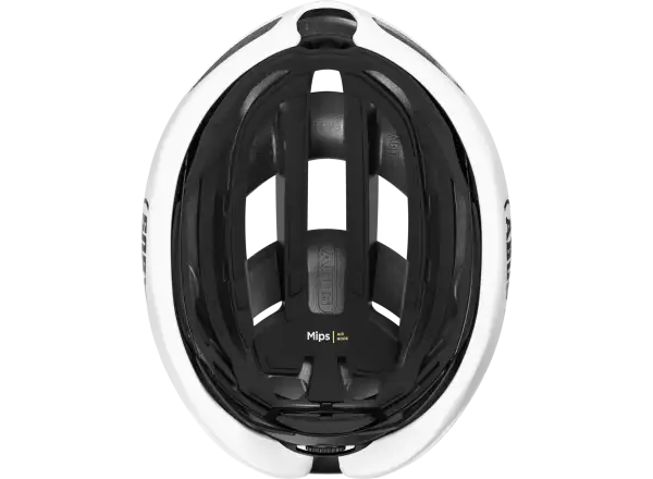 Abus AirBreaker 2.0 MIPS Straßenhelm Shiny White