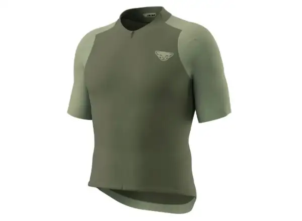 Dynafit Ride Light 1/2 Zip Herrenshirt mit kurzem Arm Thyme.