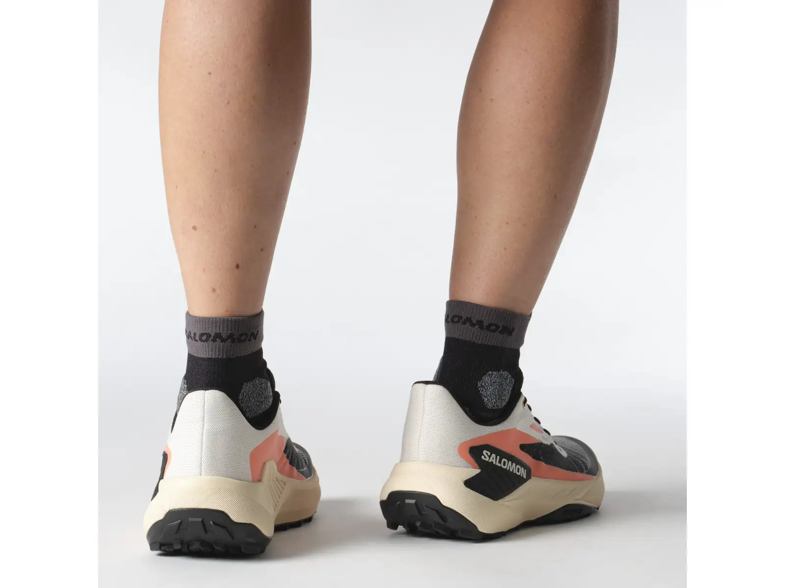 Salomon Genesis Damenlaufschuhe Fusion Coral/Tender Peach/Black