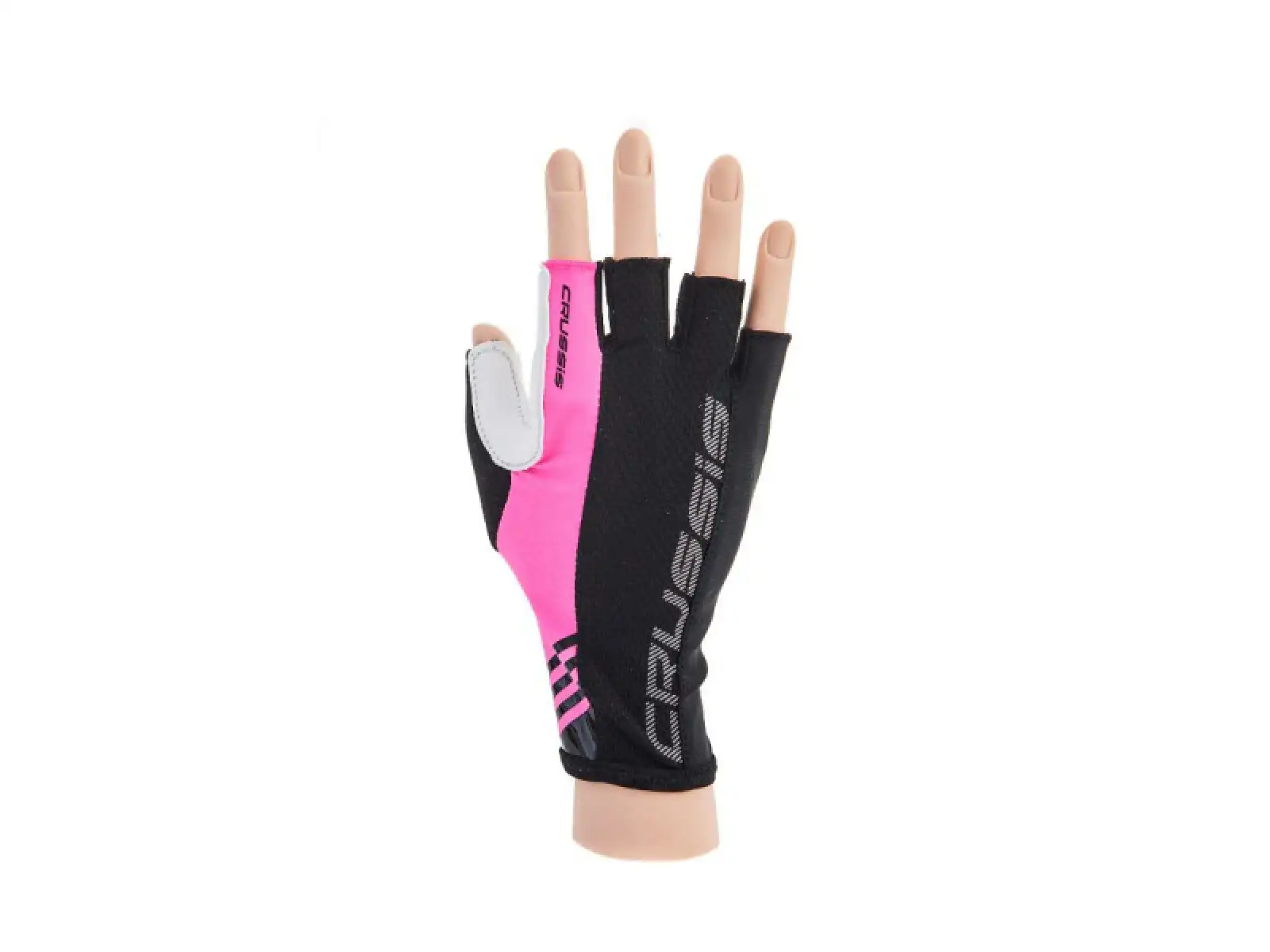 Crussis Handschuhe schwarz/pink fluo Größe XL