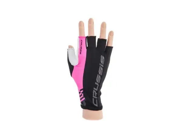 Crussis Handschuhe schwarz/pink fluo Größe XL