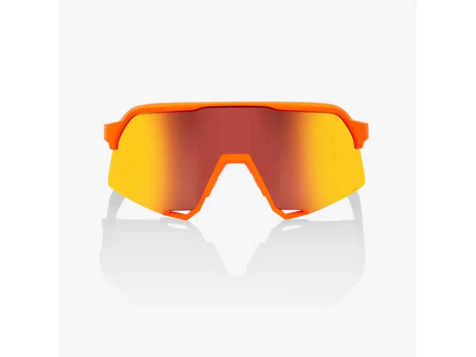 100% S3 Brille Soft Tact HiPER Neon Orange/Red Multilayer