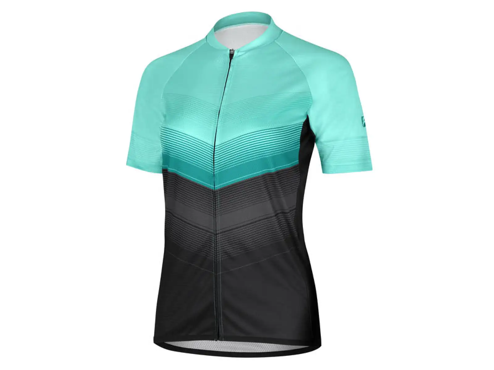 Etape Violet Damenradtrikot kurzärmlig Mint/Schwarz