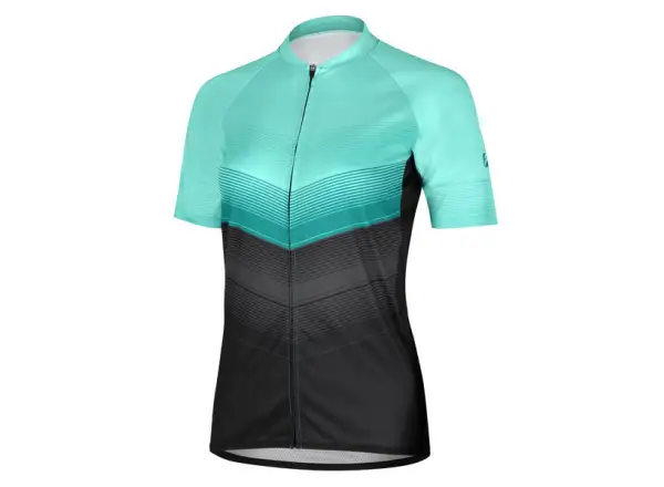 Etape Violet Damenradtrikot kurzärmlig Mint/Schwarz