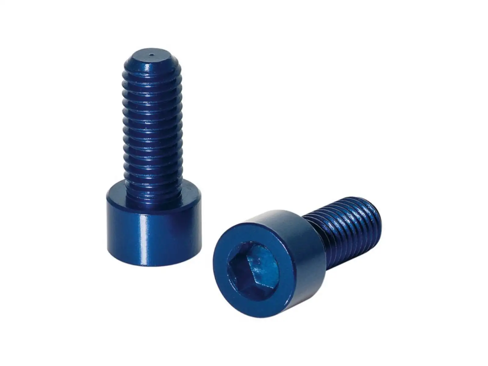 XLC BC-X02 Alu Korbhalterungsschrauben 2 Stück blau