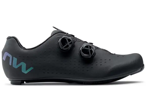 Northwave Revolution 3 Straßen Herren Fahrradschuhe Black/Iridescent