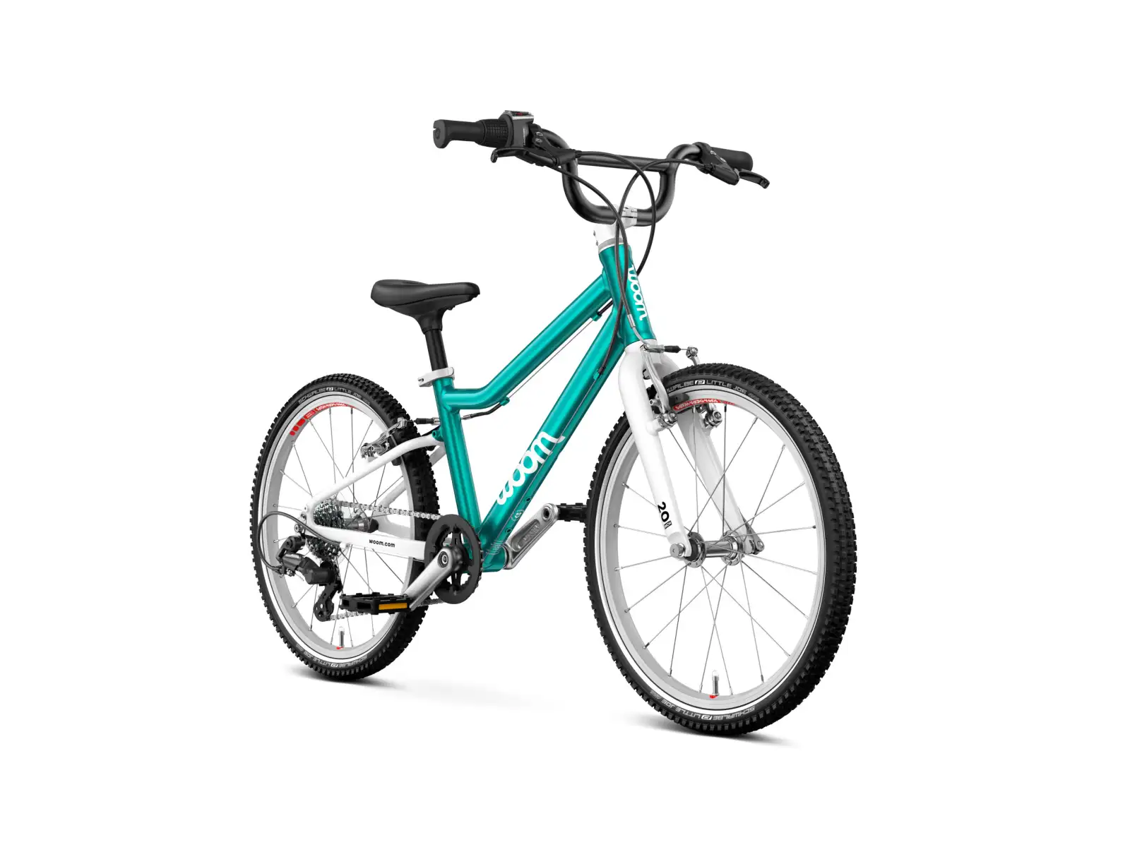 Woom GO 4 Metallic Turquoise 20 Kinderfahrrad
