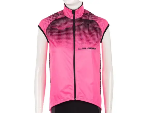 Crussis Damenweste Pink/Schwarz