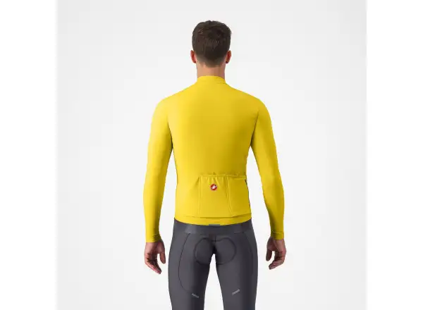 Castelli Espresso Thermal Jersey Herrenradtrikot Mango Mojito/Dark Gray