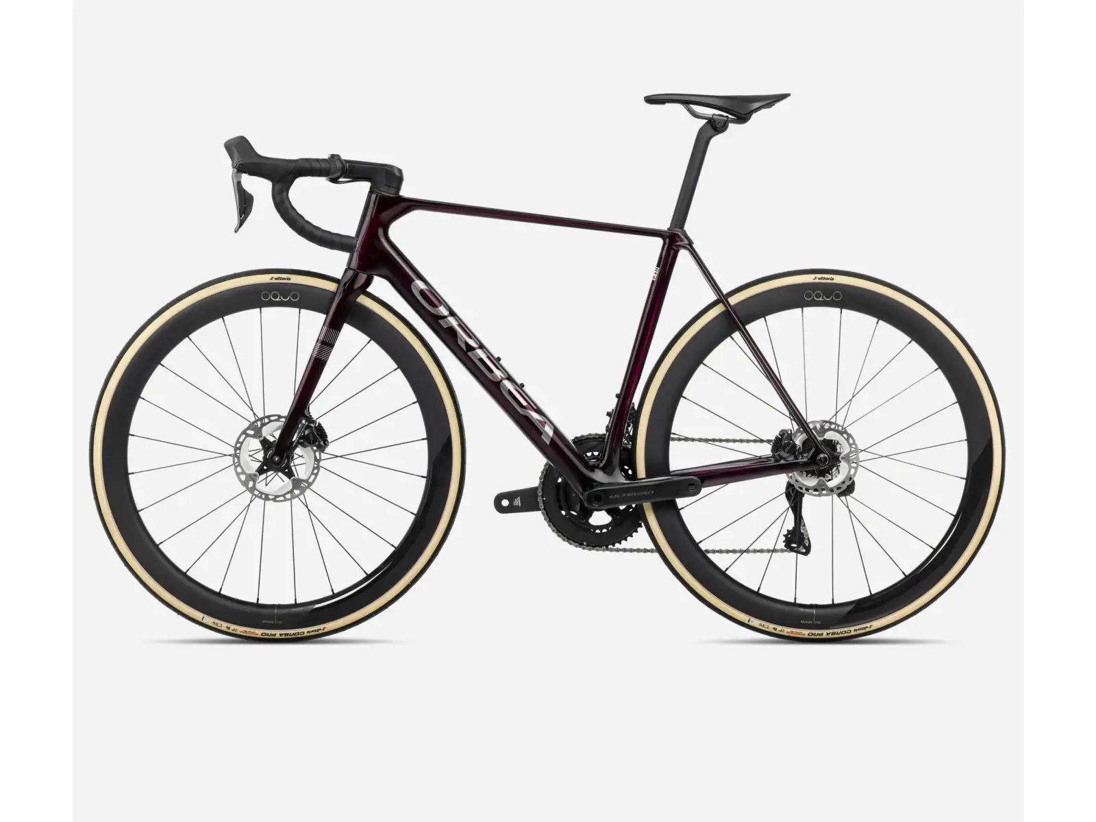 Orbea ORCA M20iLTD PWR Rennrad Wine Red-Titanium
