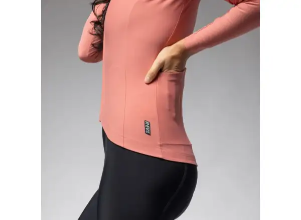 Alé R-EV1 Warm Race 2.0 Damen Thermotrikot Langarm Baroque Rose