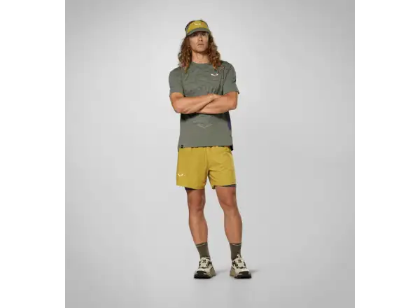 Salewa Pedroc Durastretch 2in1 Herren Shorts Olive Oil
