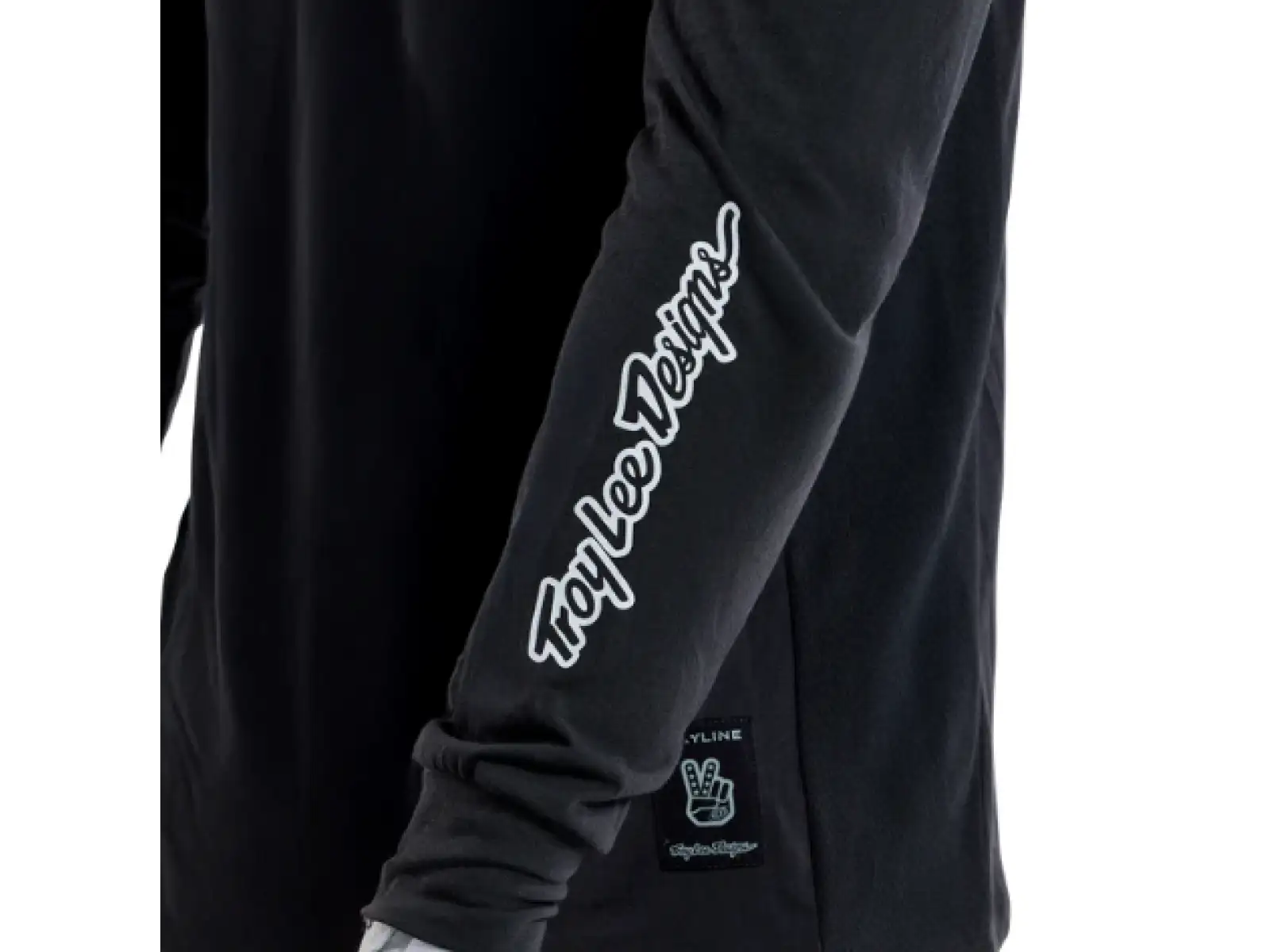 Troy Lee Designs Skyline Ride Tee Herren Jersey Langarm Signature Black