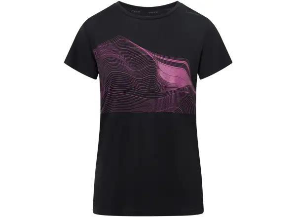 Viking Morain Damen T-Shirt Kurzarm Schwarz
