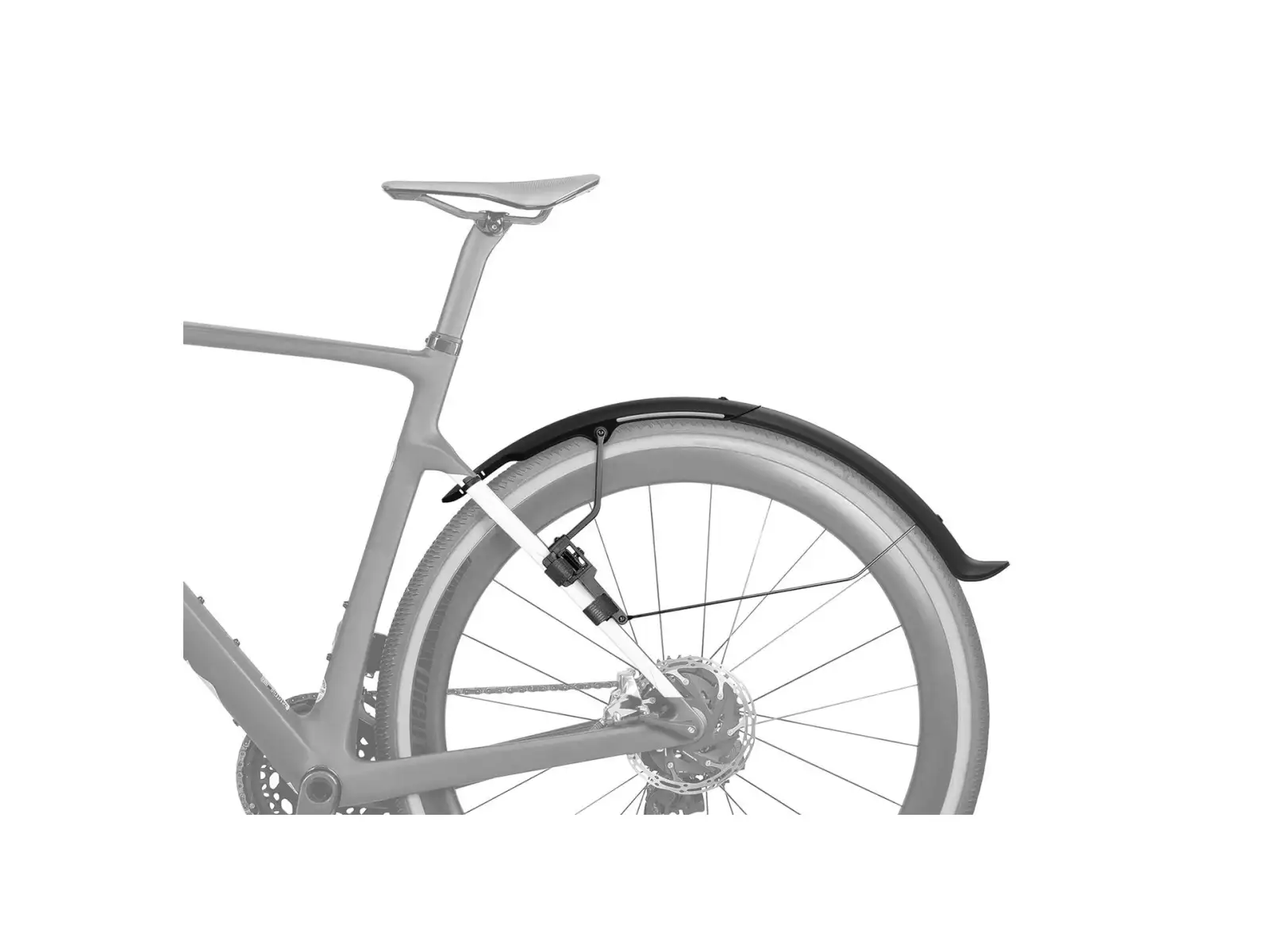 Topeak TetraFender G2 hinterer Schutzblech mit reflektierendem Aufkleber