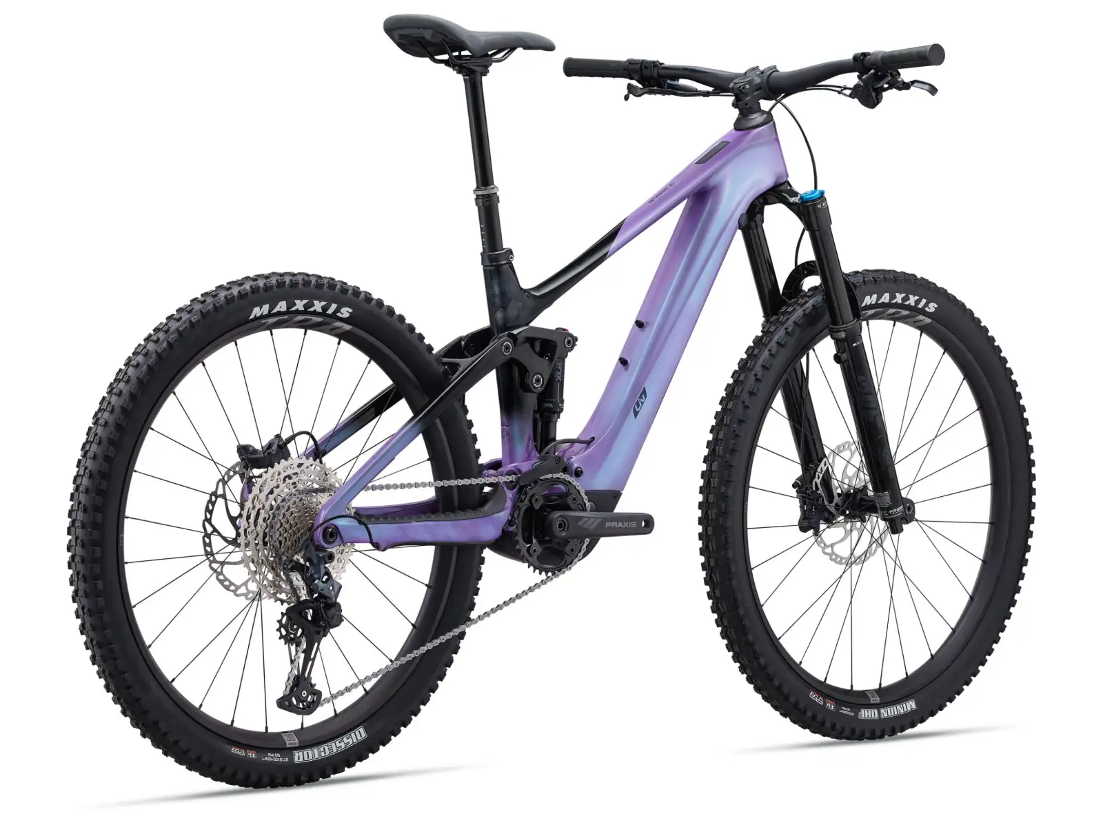 Liv Intrigue X Advanced E+ Elite 2 vollgefedertes E-Bike Digital Blurple