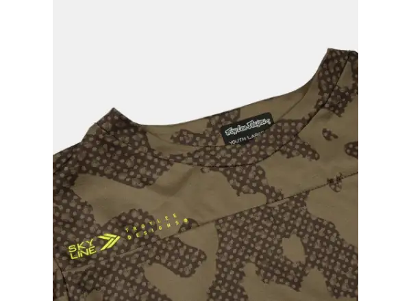 Troy Lee Designs Skyline Scrubland Kindertrikot Kurzarm Olive