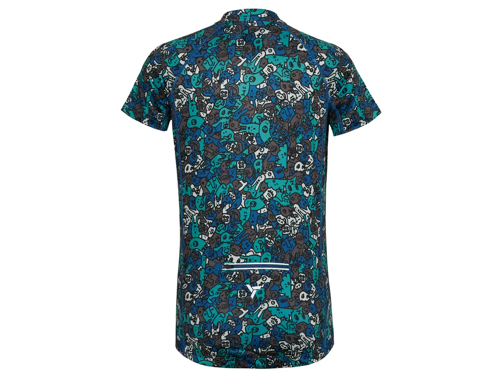 Silvini Scrivia Kindertrikot kurzarm Blau/Gelb