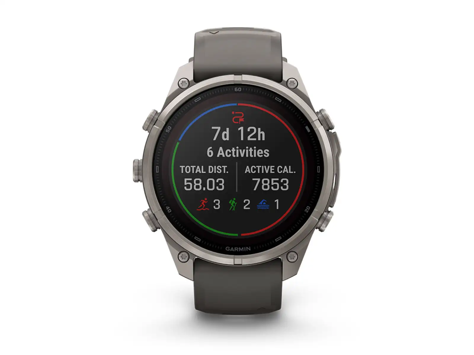 Garmin Fénix 9 Pro inReach Solar 47 mm Titan Pebble Gray/Silver Gray