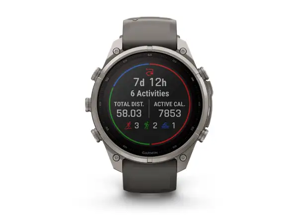Garmin Fénix 9 Pro inReach Solar 47 mm Titan Pebble Gray/Silver Gray