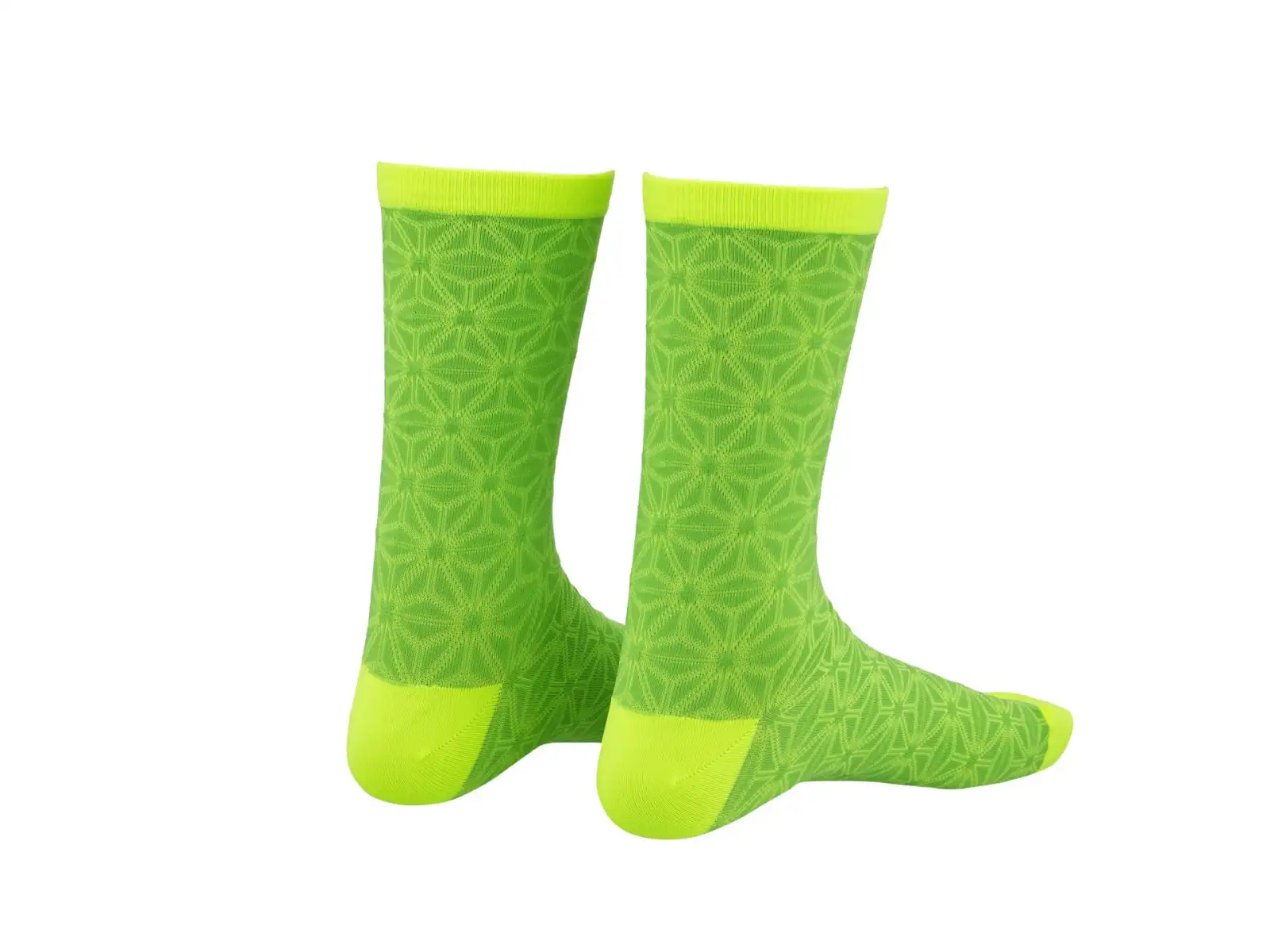 Supacaz Asanoha Damensocken Neon Gelb/ Neon Grün