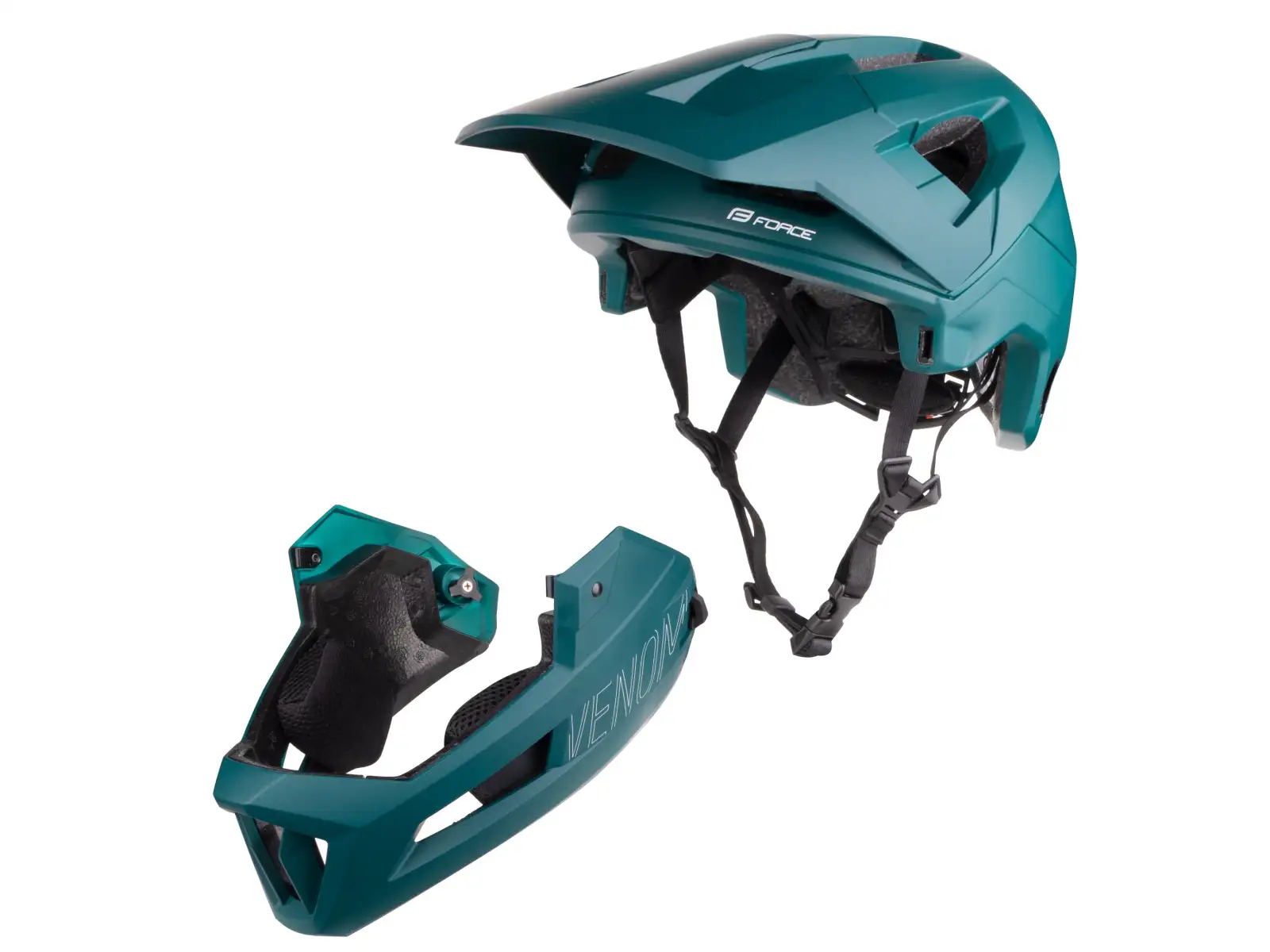 Force Venom Downhill Helm – Petrol
