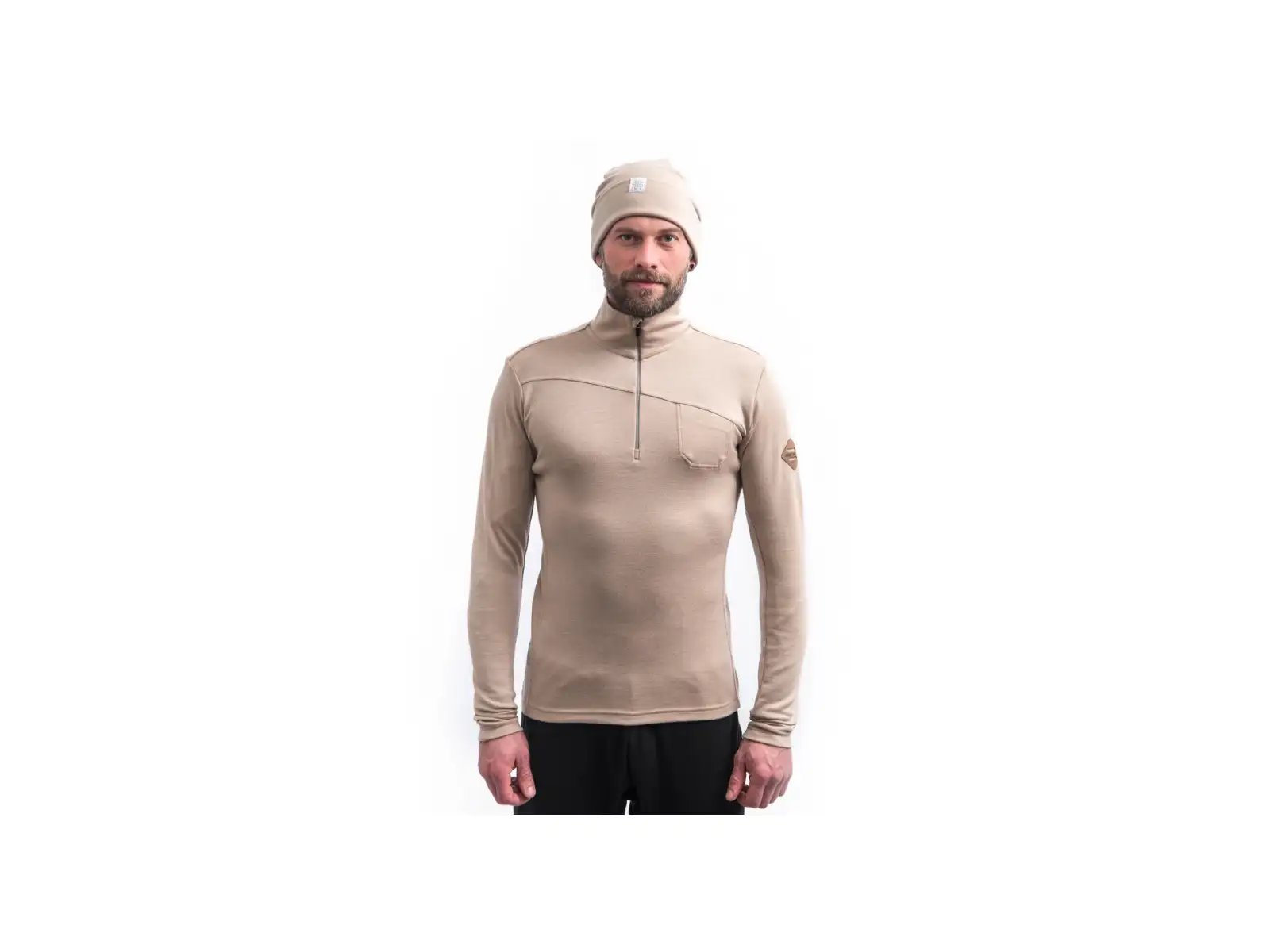 Sensor Merino Extreme Up Mütze Almond Beige