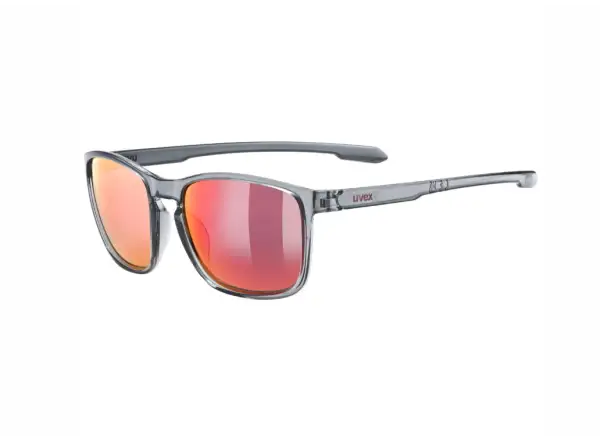 Uvex LGL 52 Brille Smoke/Mirror Red