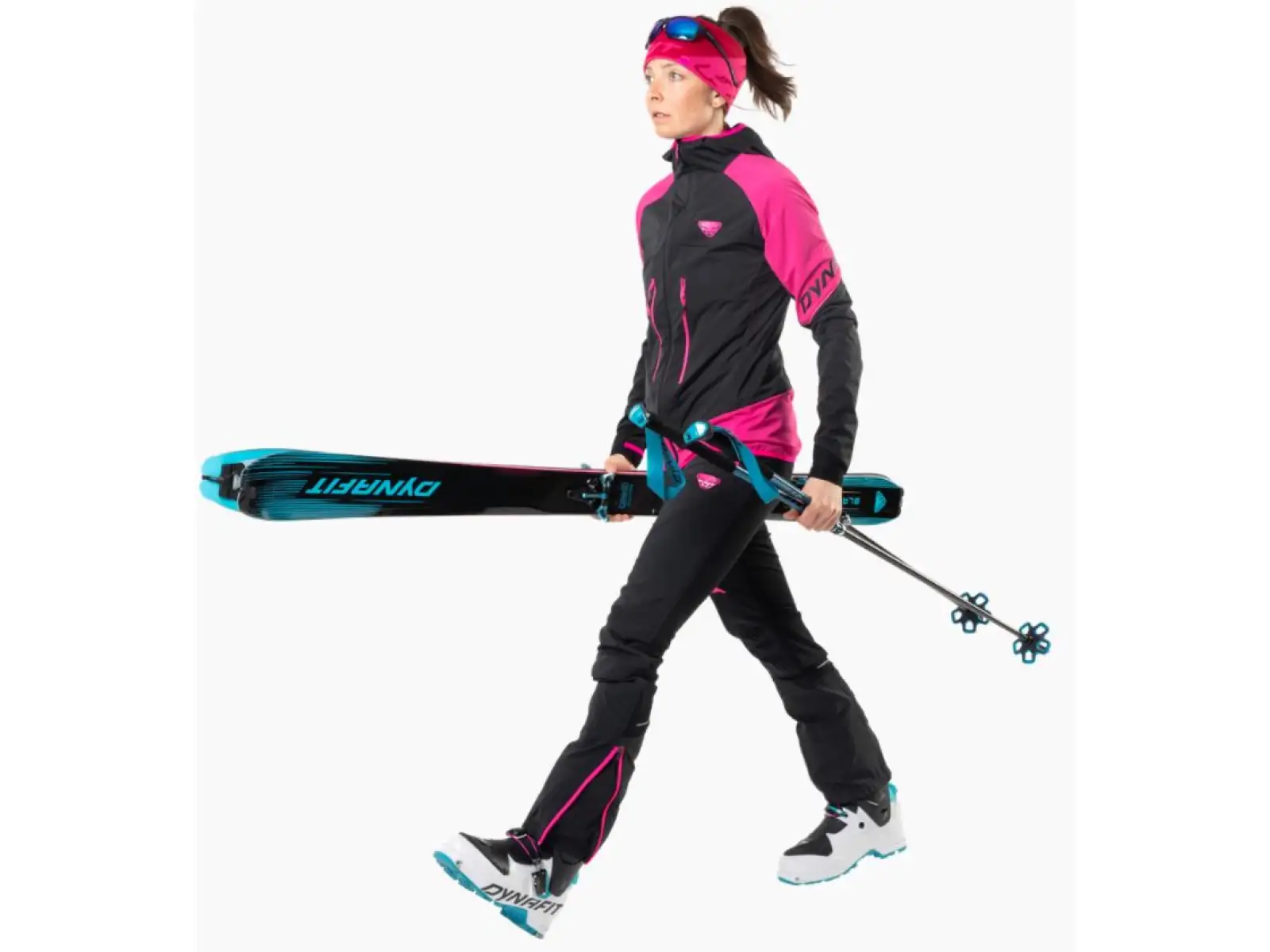 Dynafit Blacklight 88 Damen Ski-Set Silvretta Blue/Carbon Black