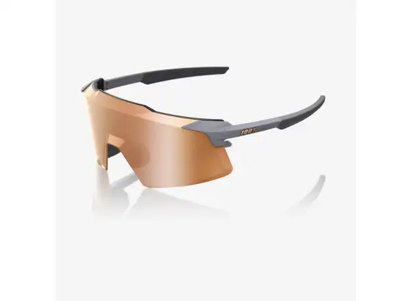 100% Aerocraft Sonnenbrille Soft Tact Grey/HiPER Copper Mirror