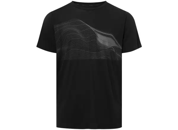 Viking Morain Herren T-Shirt kurzarm Schwarz