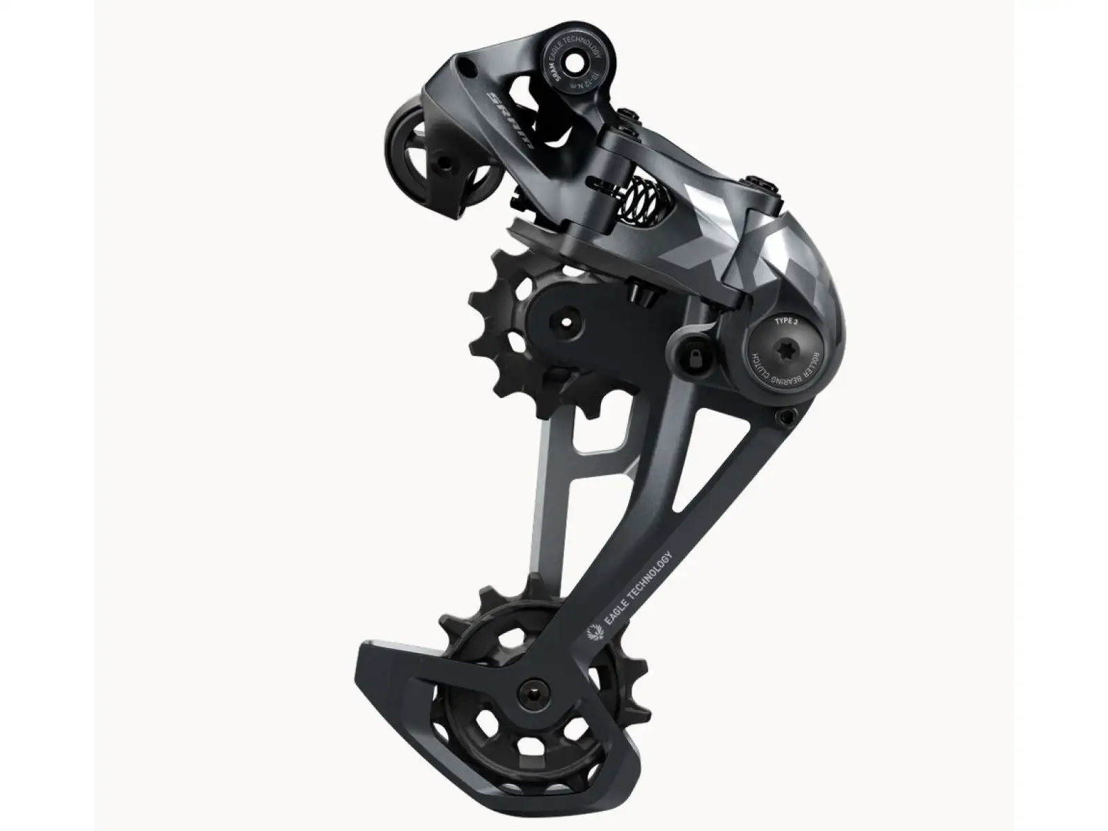 Sram X01 Eagle 12-fach Schaltwerk Lunar-Grau