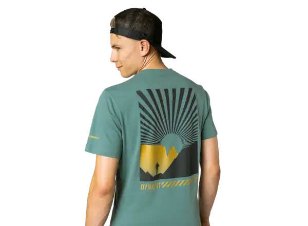 Dynafit 24/7 Graphic Herren T-Shirt Kurzarm Atlantic/Sunrise Trail