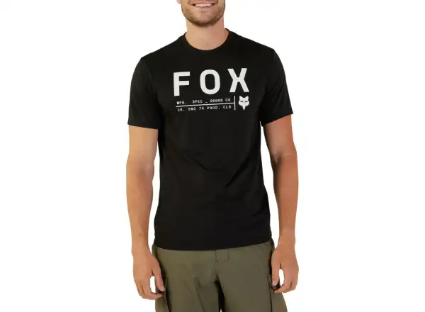 Fox Non Stop Tech Herren T-Shirt Kurzarm Black