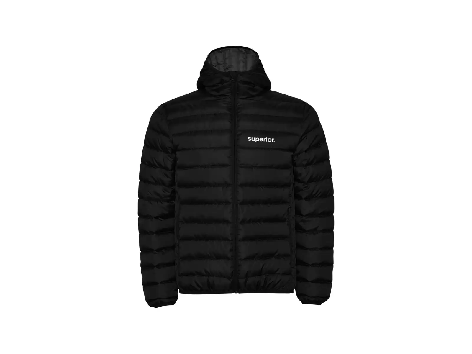 Superior Silk Print Herrenjacke Black
