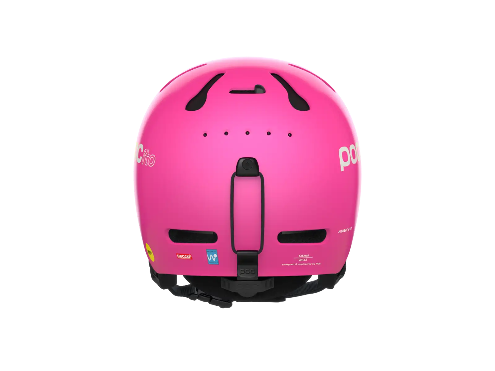 POC POCito Auric Cut MIPS Kinder Skihelm Fluorescent Pink