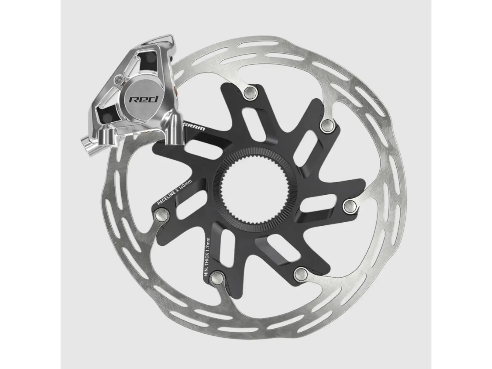 Sram Red AXS E1 Vorderradbremse und Schaltung.