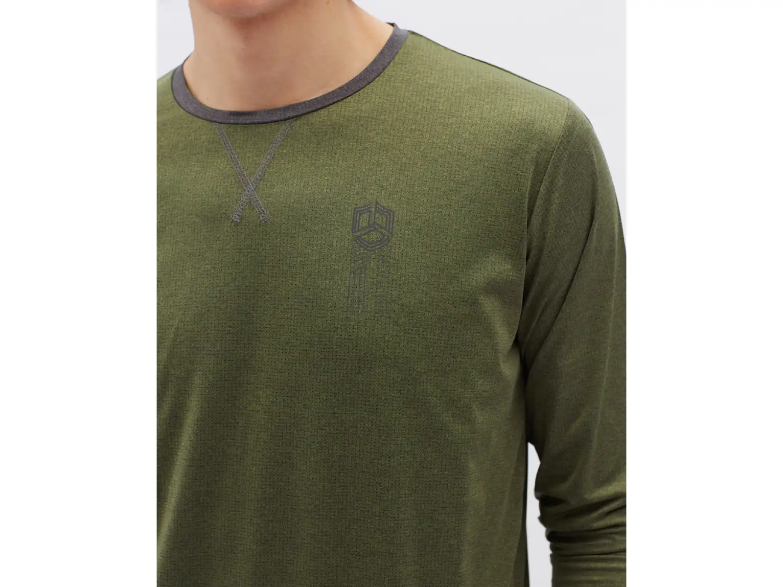 Silvini Casalo Herrentrikot Langarm Olive/Charcoal