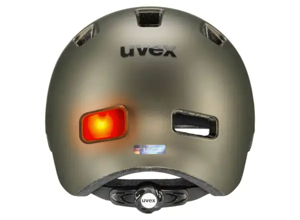Uvex City 4 Helm Green Smoke Mat Größe 55-58 cm