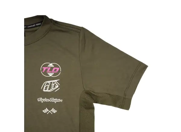 Troy Lee Designs Skyline Ride Tee Kindertrikot Kurzarm Worldwide Caper