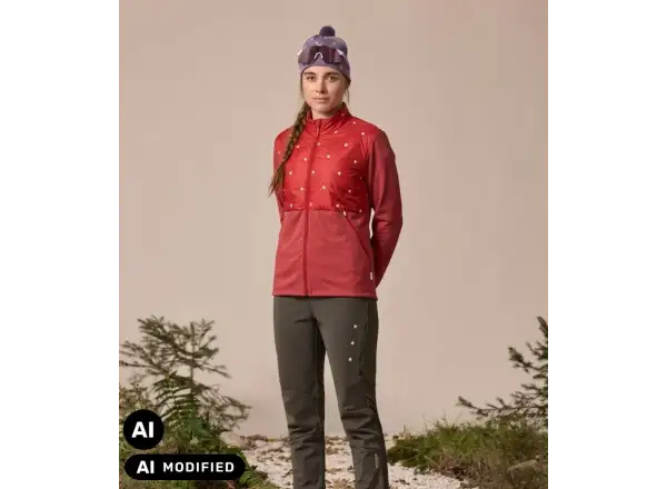Maloja SeliaM Damenjacke rot Mohn