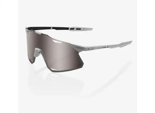 100% Hypercraft Brille Matte Stone Grey/HiPER Crimson Silver Mirror Lens