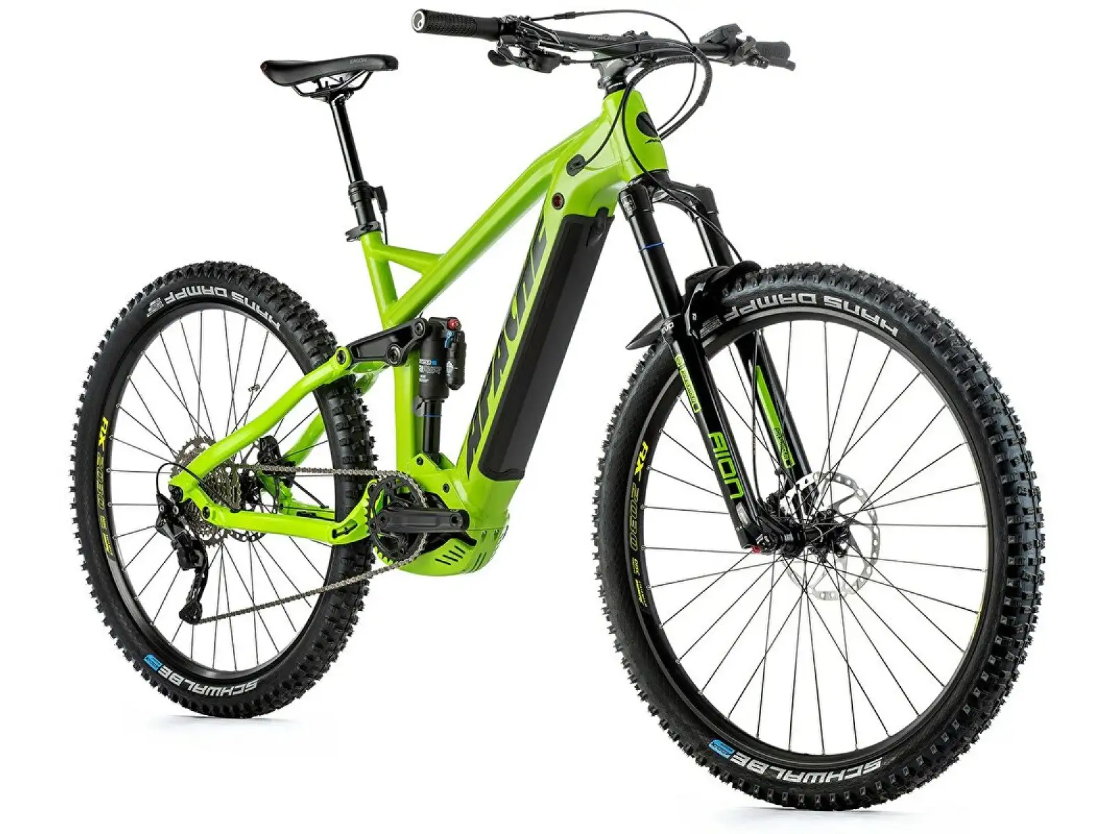 Apache Quruk 5 Vollgefedertes E-Bike (Bosch CX 625 Wh) Acid Green