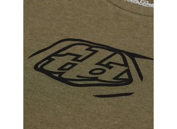 Troy Lee Designs Badge T-Shirt Kurzarm Olive Heather