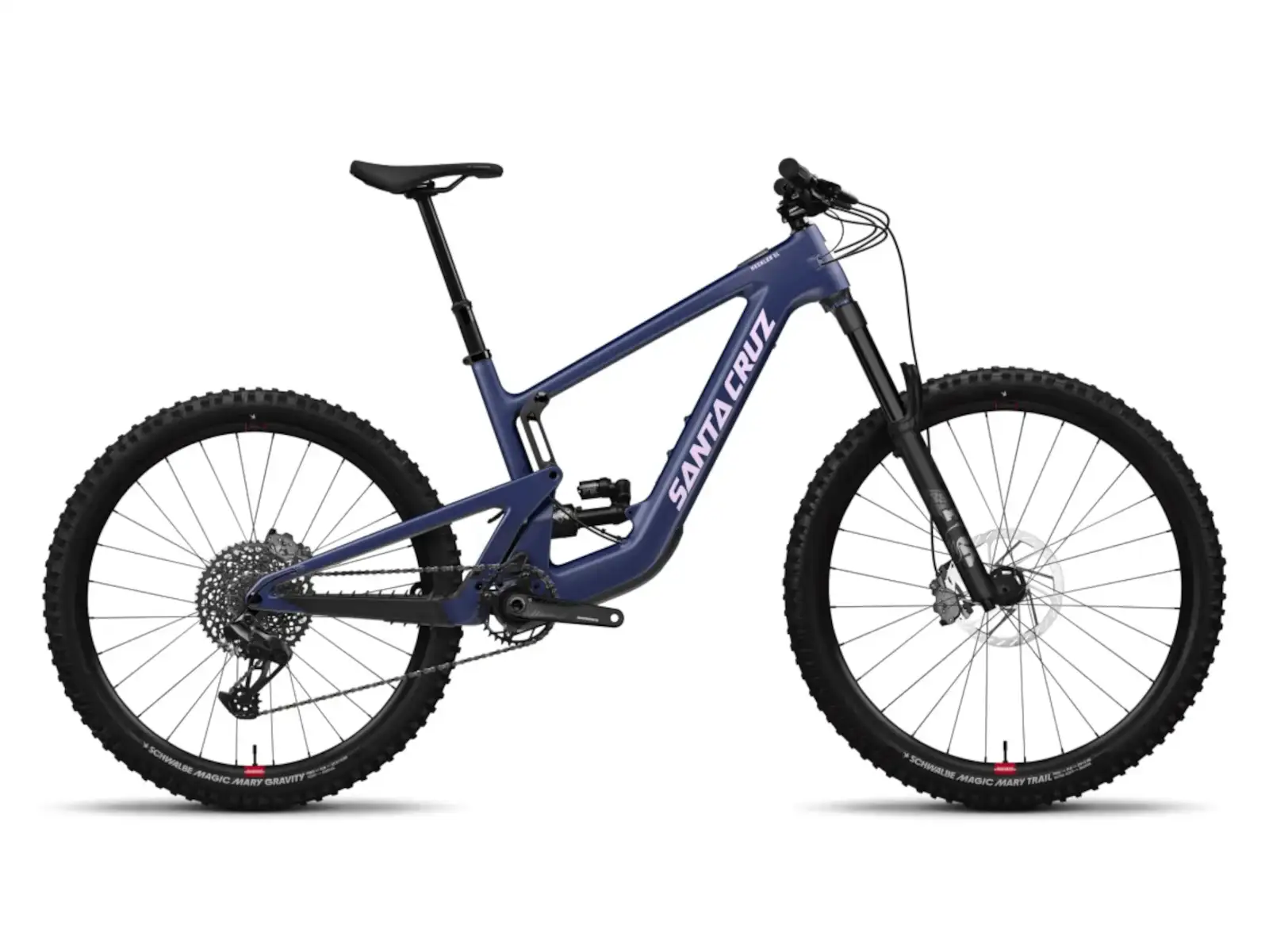 Santa Cruz Heckler SL 1 C MX Stout vollgefedertes E-Bike Matte Dark Blue