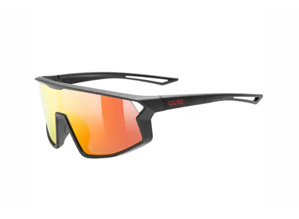 Uvex Skyryse JR. Kinderbrille Black Matt/Mirror Red