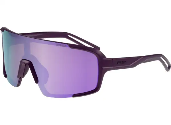 R2 Impulse Sonnenbrille Schwarz Violett/Braun/Magenta Chrom
