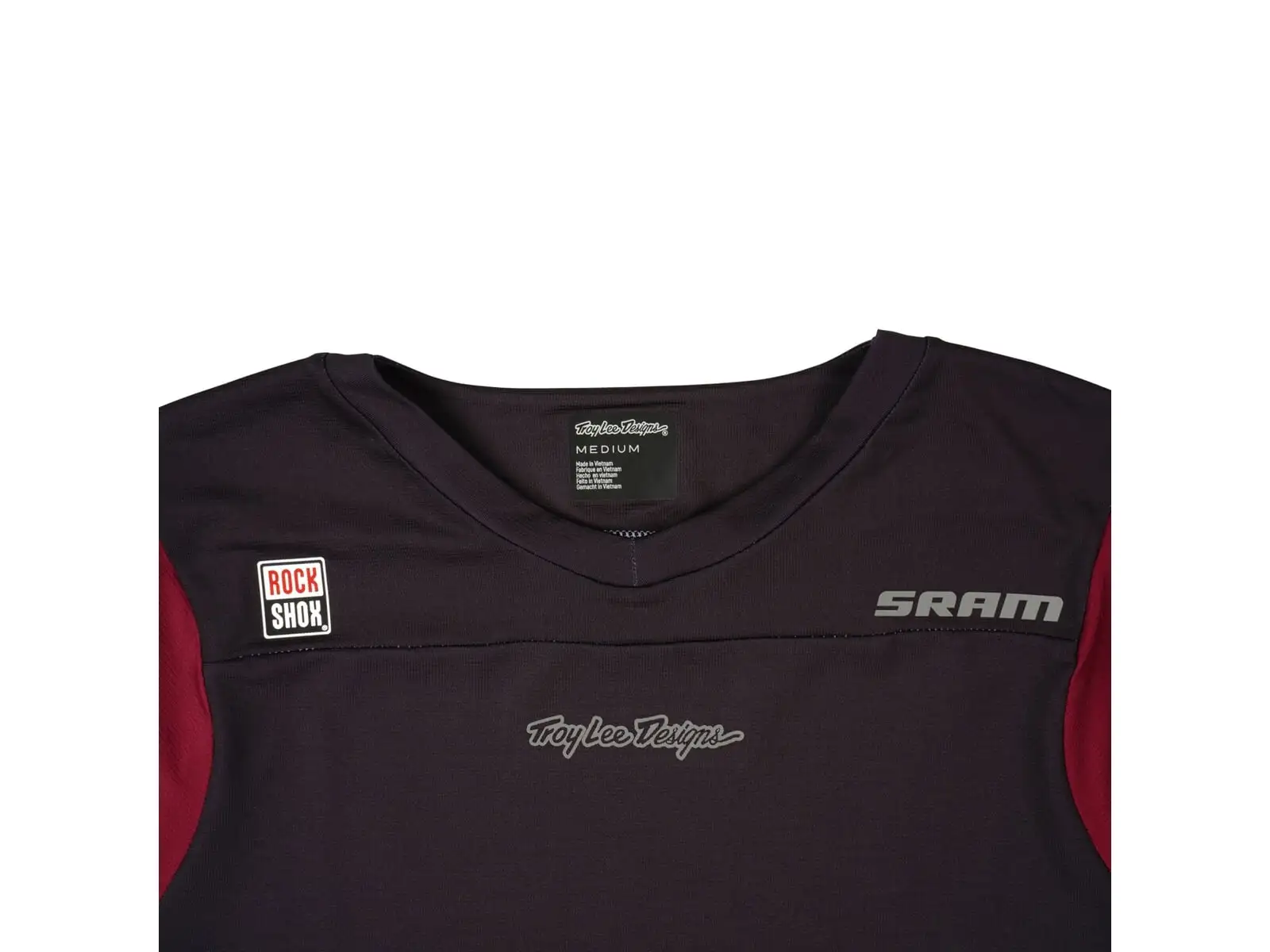 Troy Lee Designs x SRAM Skyline Herren-Trikot kurzarm Radioscape Black/Berry