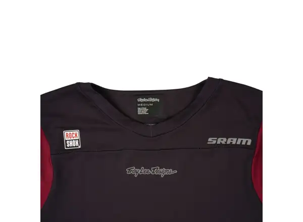 Troy Lee Designs x SRAM Skyline Herren-Trikot kurzarm Radioscape Black/Berry