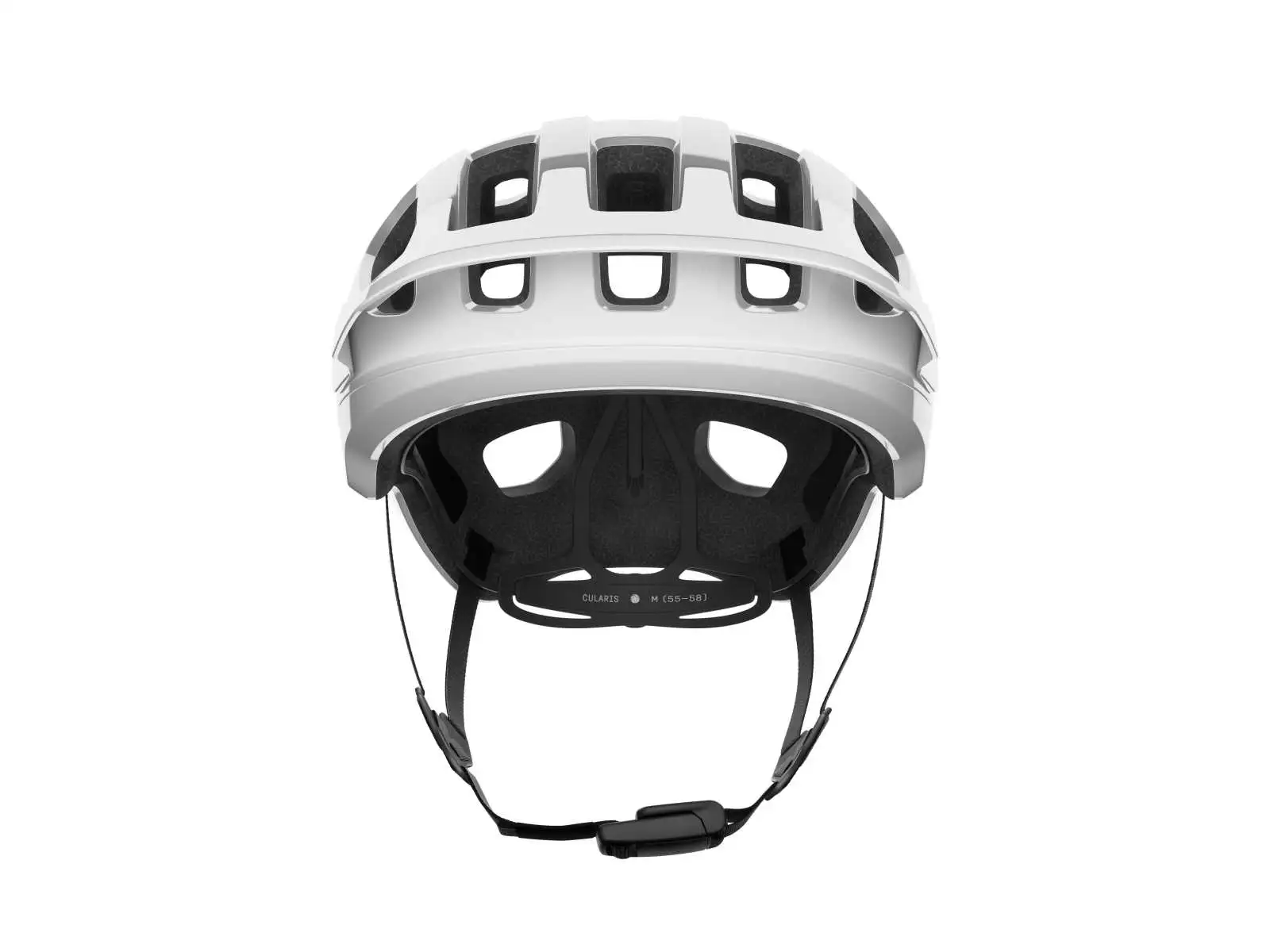 POC Cularis Helm Hydrogen White/Uranium Black Matt/Logo
